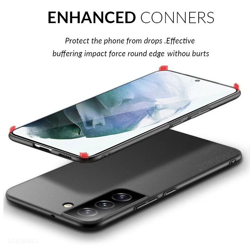 Тонкий чехол для телефона Samsung Galaxy S22 Ultra S21 Plus S20 Fe S10 S9 S8 A52 A51 A32 A71 A50 A70 Note 20 10 PC
