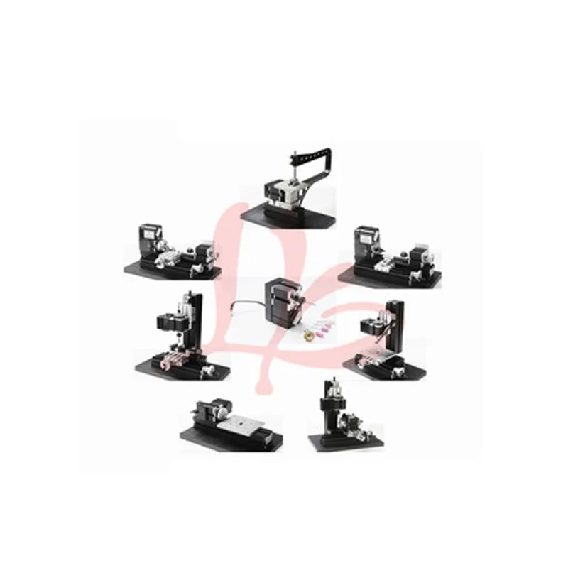

Metal Type! Z8000MZG 8 in 1 lathe combination kit with bow arm jigsaw for intelligence development