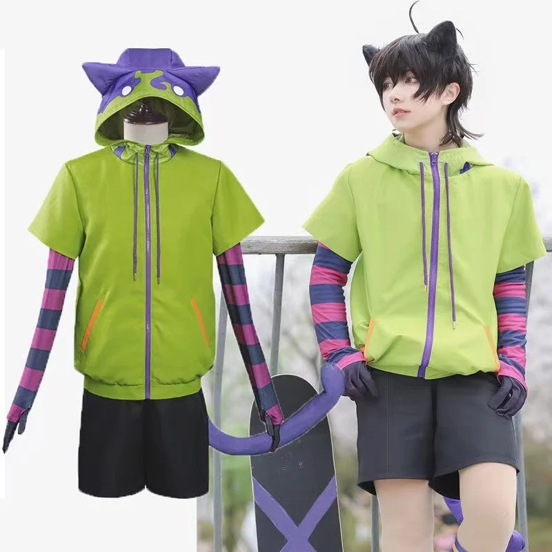 

Аниме SK8 The Infinity Miya Chinen, костюмы для косплея, костюмы на Хэллоуин для женщин, костюм, парик, вечерние костюмы, Униформа, одежда
