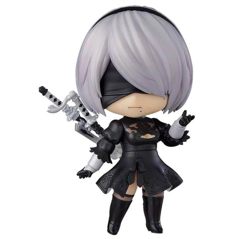 

10cm NieR:Automata 2B Anime Figure YoRHa No.2 Type B Action Figure NieR Automata 2B Figurine Collection Model Doll Toy