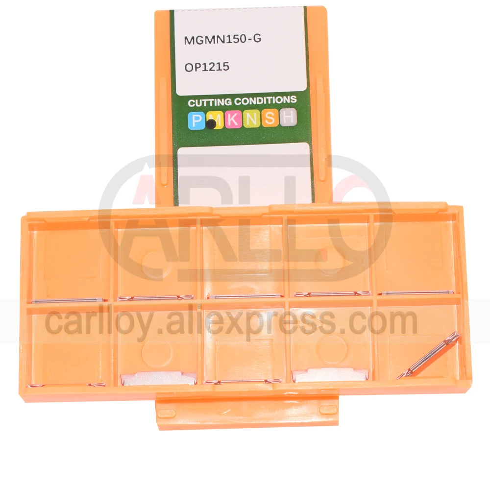 

MGMN150-G MGMN200-G MGMN250-G MGMN300-G Carbide Cutting Tool Insert 1.5mm 2.0 mm 2.5mm 3.0mm Parting and Grooving Insert