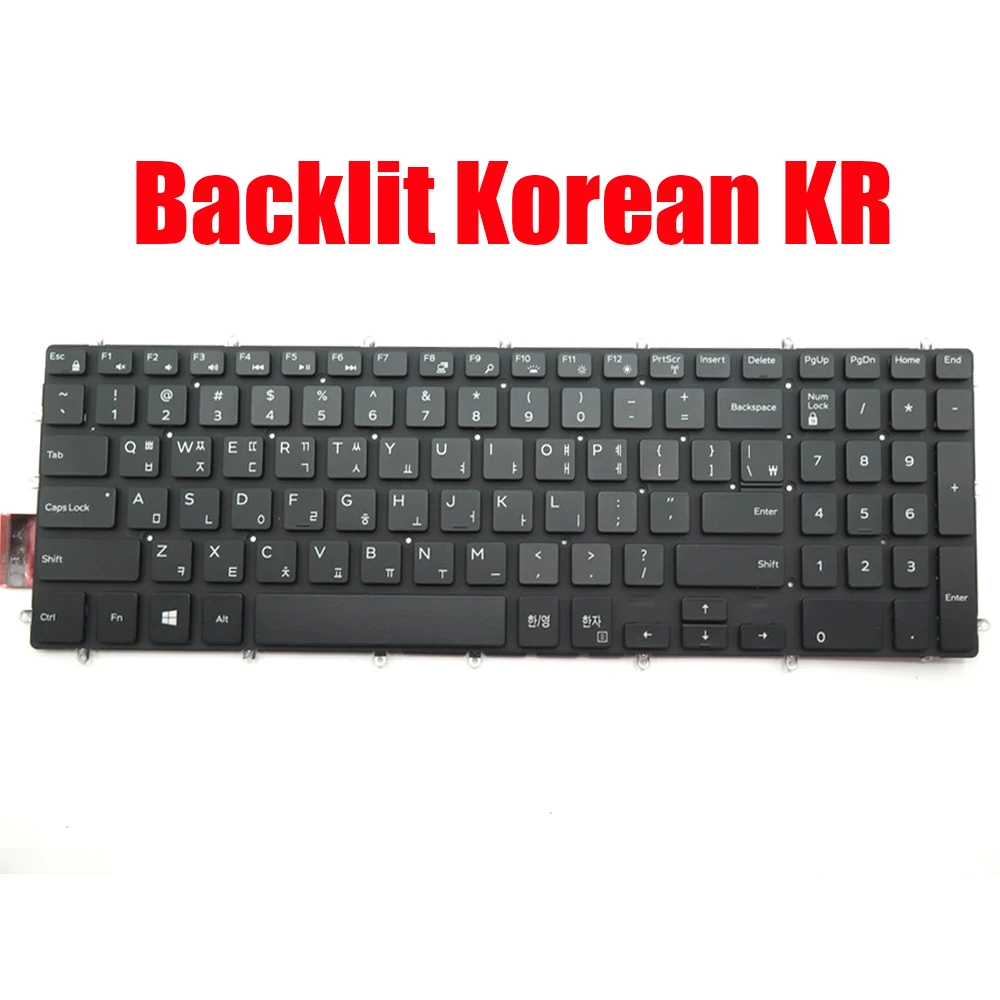 

Backlit Korean KR Keyboard For DELL G3 3500 3579 3590 3779 G5 5500 5587 5590 G5 SE 5505 G7 7588 7590 7790 New