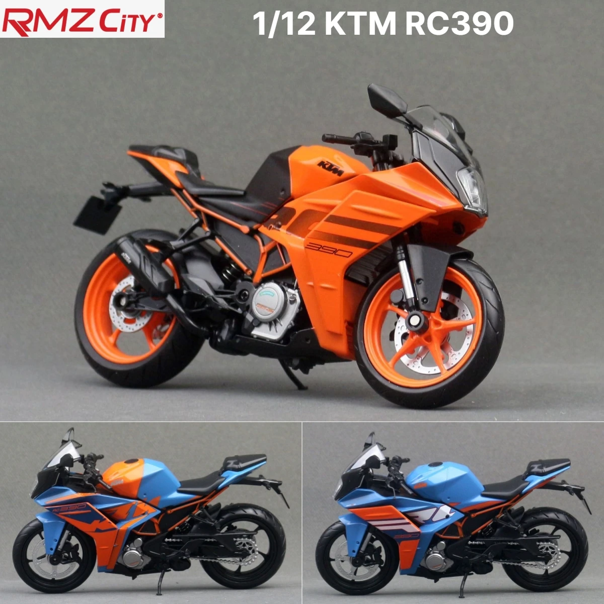 Фото Модель мотоцикла KTM RC390 Racing Toy Motorcycle RMZ City, масштаб 1:12, коллекционная миниатюра, подарок для детей. №1