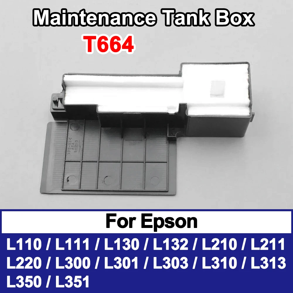 T664 Резервуар для отработанных чернил EPSON L110 L111 L130 L132 L210 L211 L220 L300 L301 L303 L310 L313 L350 L351