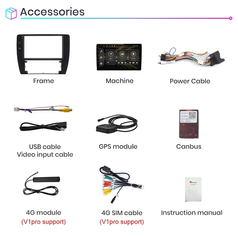 Junsun V1 Android 10 AI Голосовое управление 4G wifi DSP автомобильное радио мультимедиа для