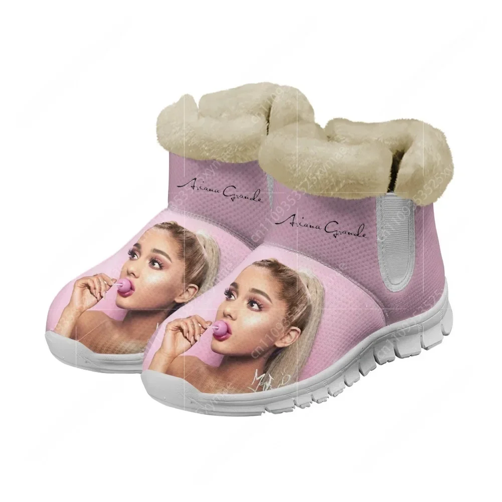 Фото Сапоги Ariana Grande Snow Boots для мужчин и женщин: теплые, высококачественные, повседневные, легкие, спортивные, кастомные кроссовки для пар №2