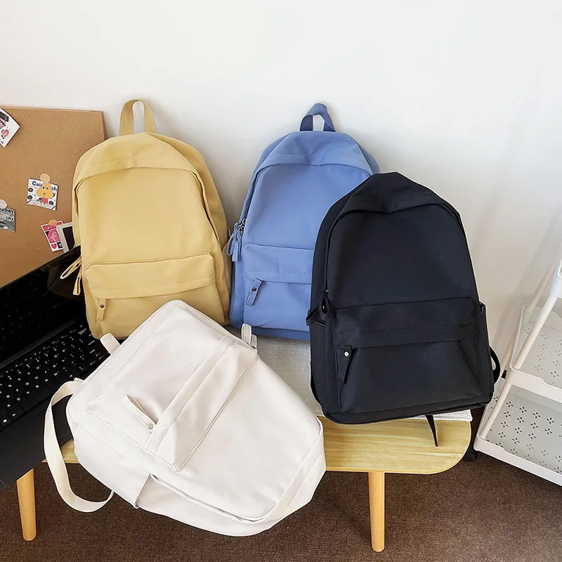 

New School Canvas Bag Backapck Women Teenager For Backpack Anti-theft Fashion School Backpack Girls Bag Female Shoulder