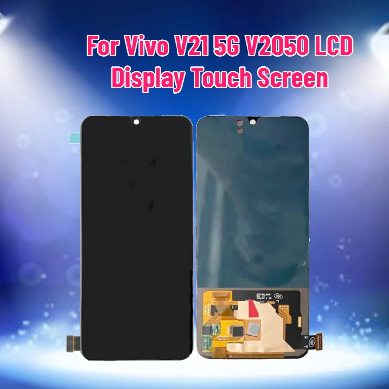 Фото ЖК-дисплей для Vivo V21 5G V2050, сенсорный экран в сборе, запасные части для дисплея V21 5G №1