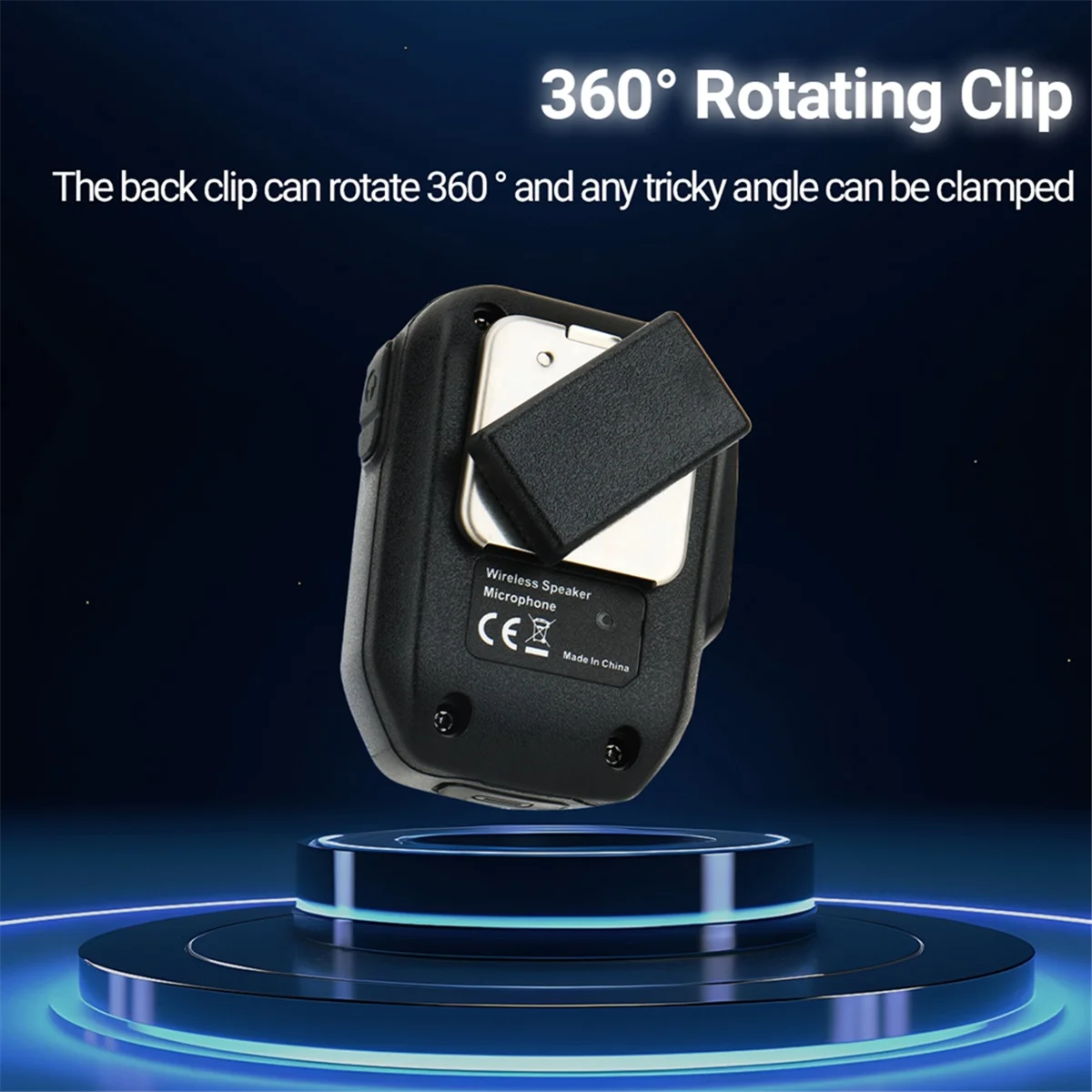 Беспроводной Bluetooth-микрофон ручной динамик микрофон Type-C для Baofeng UV-5R 5RH Quansheng UV-K5 K6