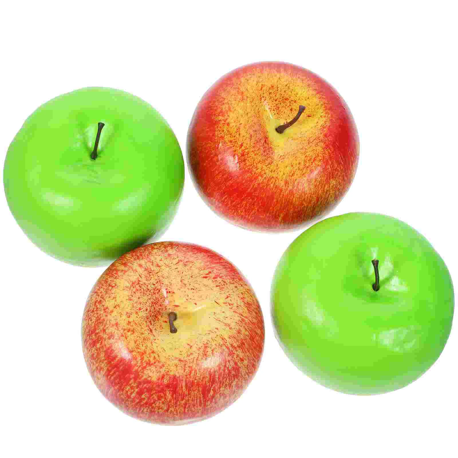 

Display Fruit Kitchen Decor Mini Apples Artificial Fruits Decoration Lifelike Decorations Table