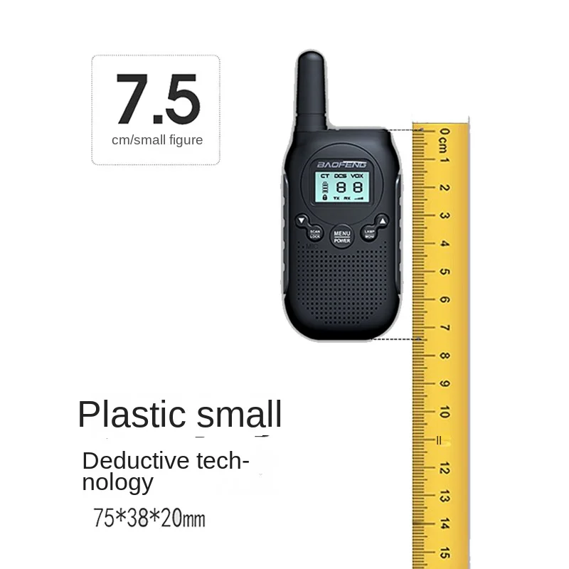 BAOFENG Baby Intercom BF-T6 Color Mini Children's Toy 0.5W FRS/PMR