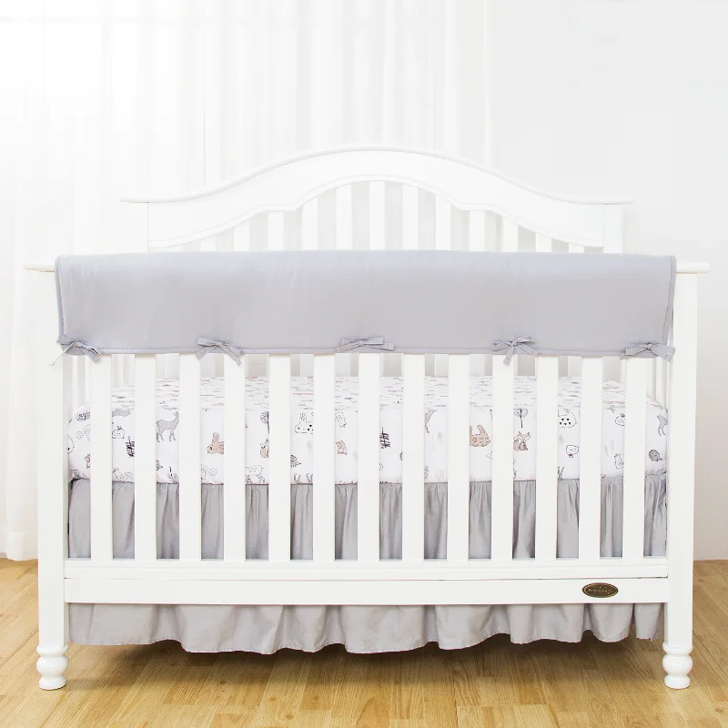 

Baby Playpens Separate Long Side Wide Bumpers Cover Solid Color Polyester Simple Children Activity Anti-collision Safety Strips