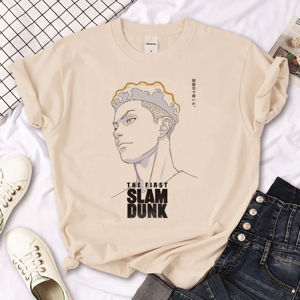 

Футболка Slam Dunk женская с мангой, забавная футболка в стиле Харадзюку, женская одежда в стиле 1920-х