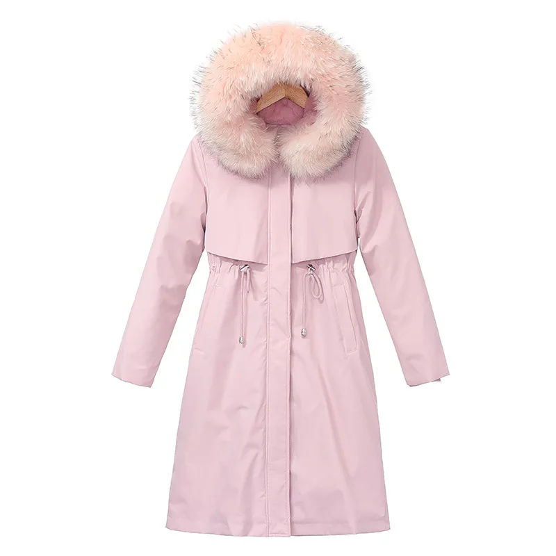 Casual Hooded Down Jacket Female Clothing 2022 Winter Clothes Women Jacket Cotton Coat Thick Warm Fleece Parkas Overcoat