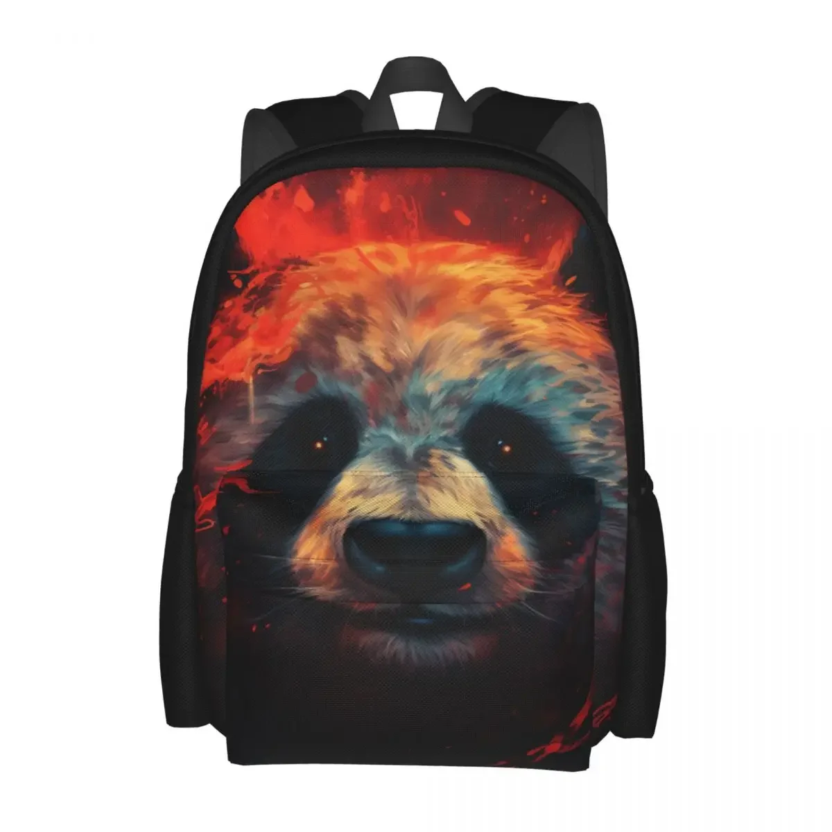 

Panda Backpack Unisex Grotesque Realism Durable Backpacks Polyester Fashion School Bags College High Quality Rucksack
