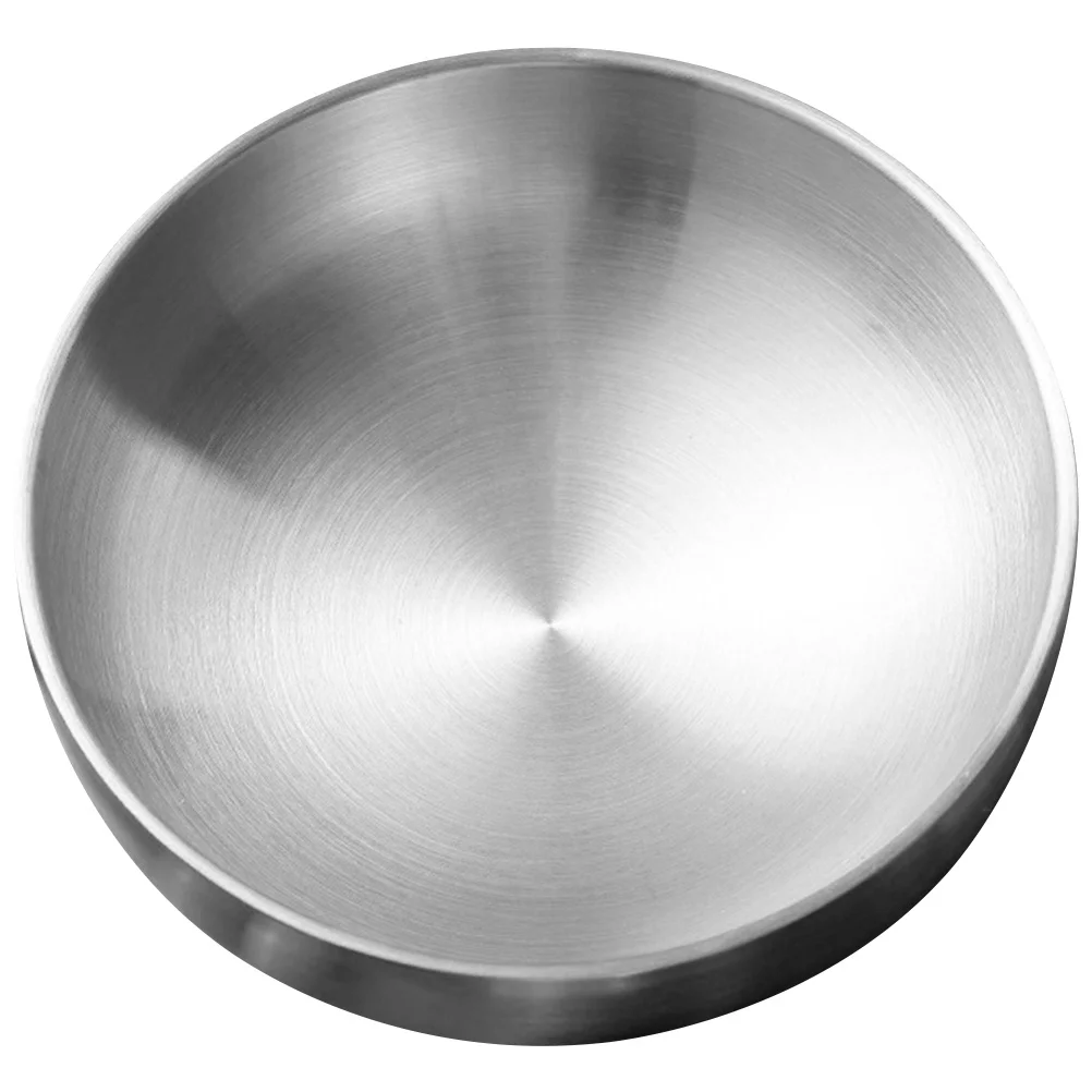 

Bowl Stainless Steel Bowls Noodle Serving Soup Mixing Dish Ramen Cereal Salad Metal Japanese Large Ice Cream Dessert Snack