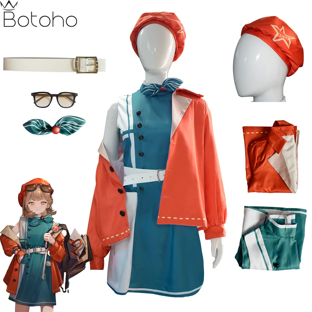 Женский костюм для косплея из аниме назад