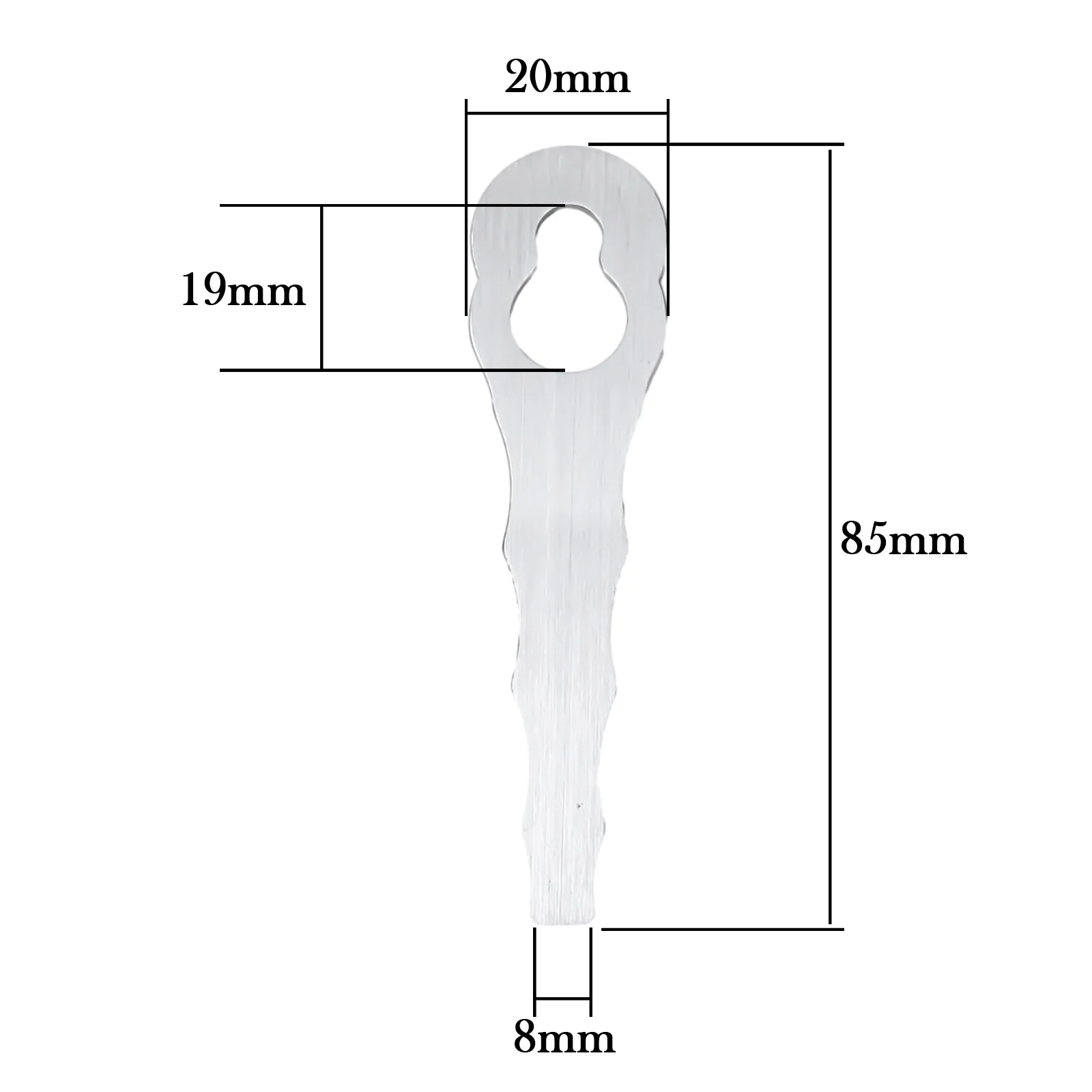 

1 Pcs Blade Anti-rust Comfortable Excellent Cutting Effect Lawn Mower Replacement Blade Stainless Steel Durable
