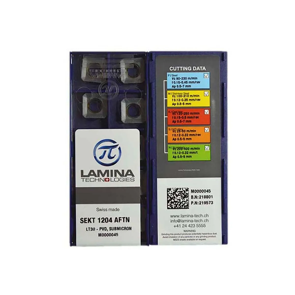 

LAMINA 100% Original SEKT SEKT12T3 AGSN LT30 SEKT1204 AFTN LT30 Tool Inserts Carbide Milling Turning Milling Cutter
