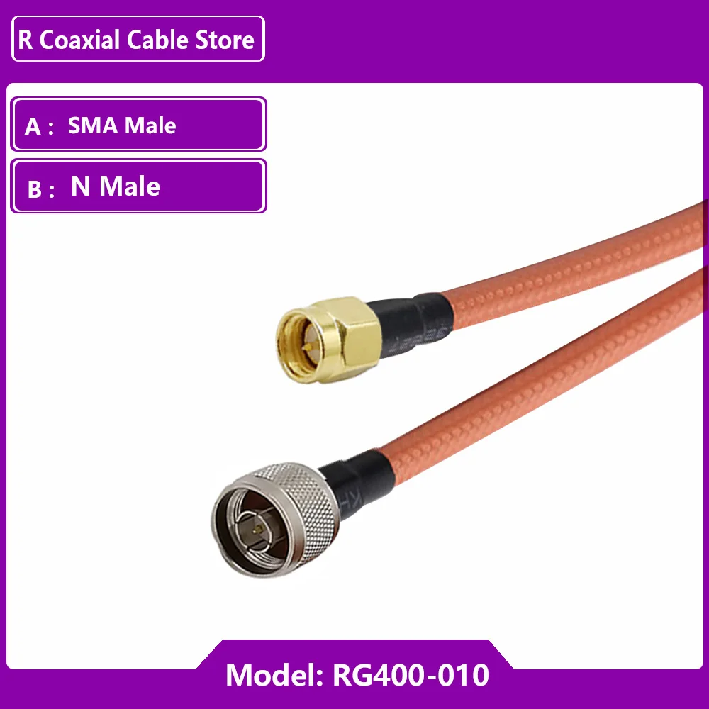 

RF коаксиальный кабель RG400 SMA-N 50 Ом 15-500 см