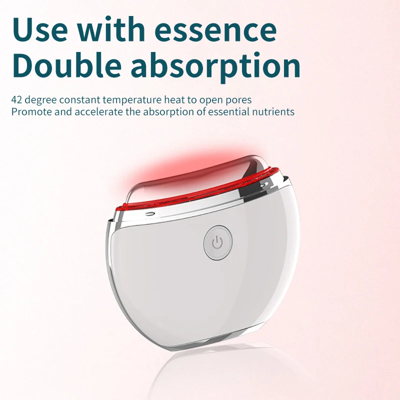 Электрическое портативное вибрирующее устройство для массажа лица