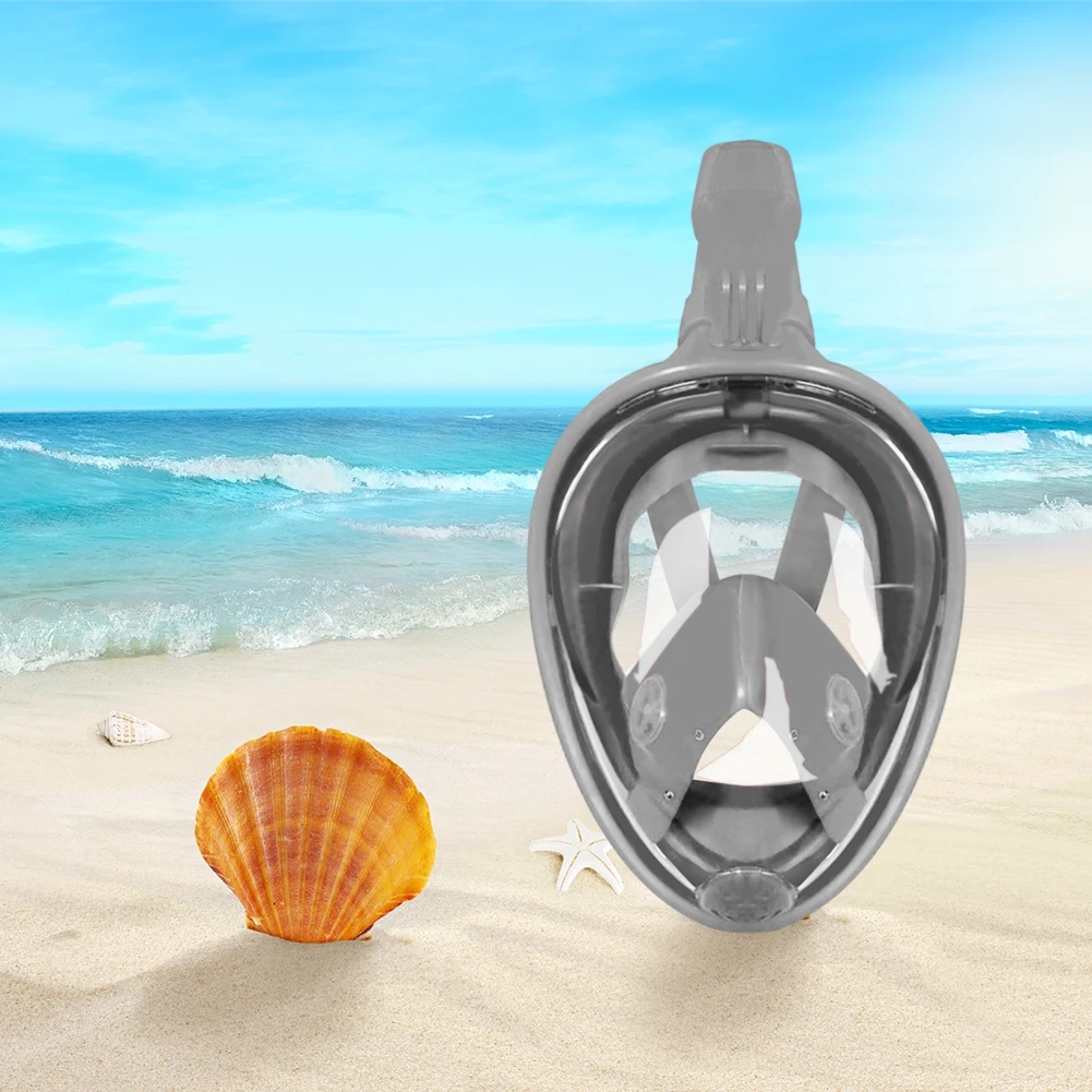 

Respiratory Cover Safe Swimming Equipment Children Underwater Swimming Full Face Cover Scuba Diving Mask Anti Fog Goggles