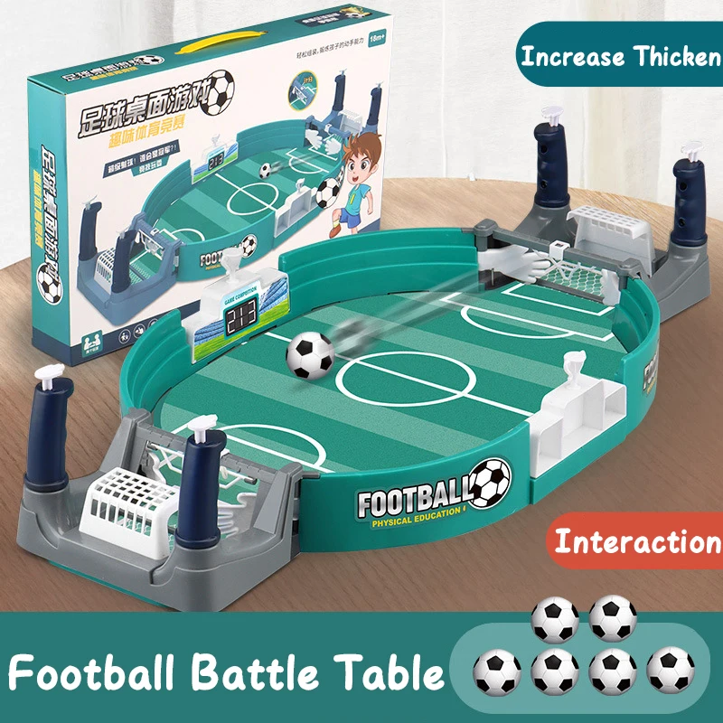 

Table Foosball Games Tabletop Football Party Game Double Battle Desktop Soccer Game Portable Parent-Child Interactive Table Toy