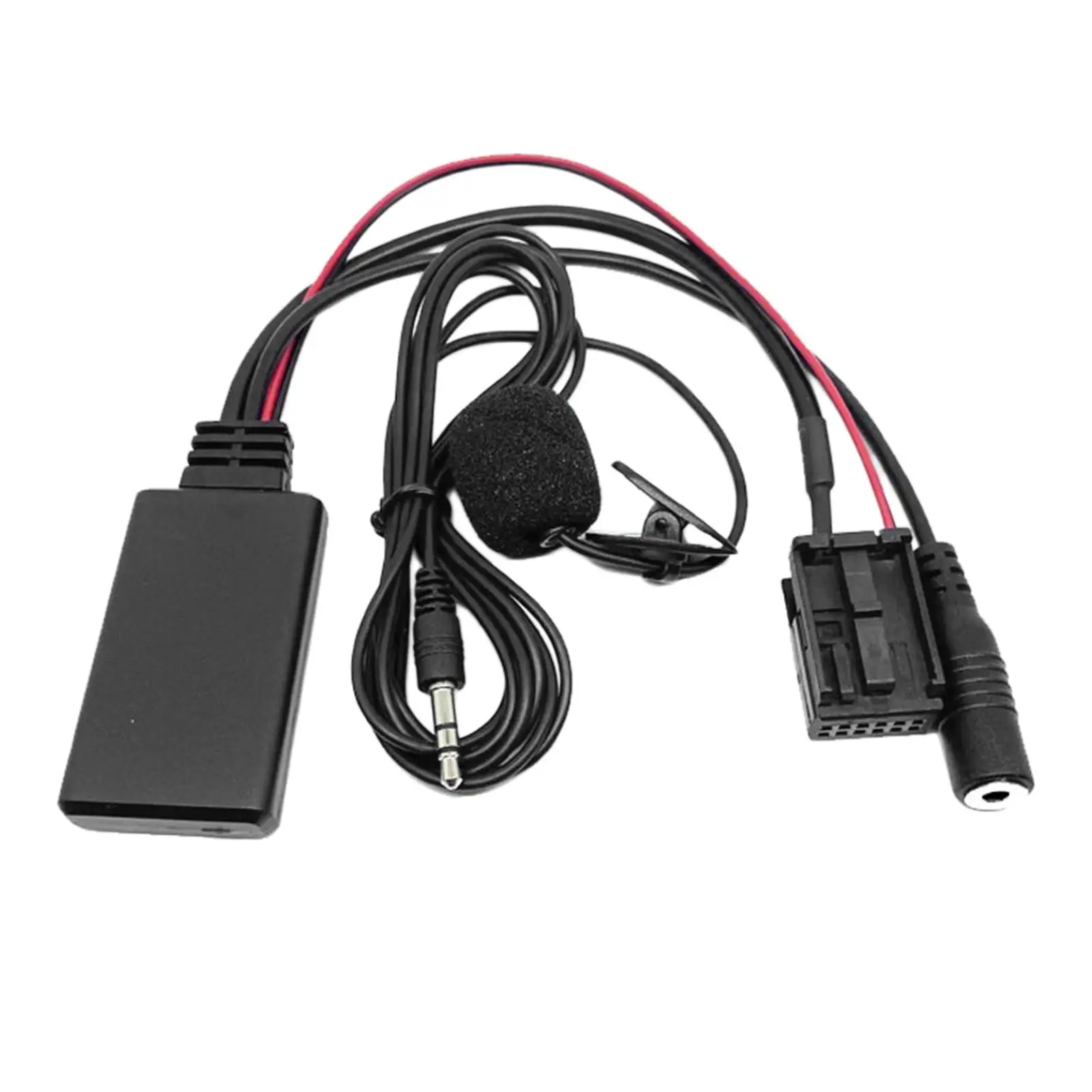 

Car AUX Bluetooth 5.0 Adapter Cable with Microphone-12V 12 Pin Handsfree