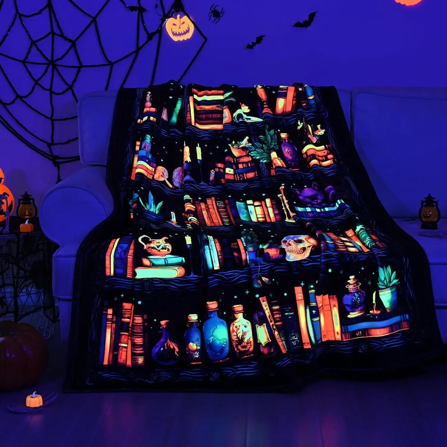 Новые Индивидуальные одеяла искусственное одеяло в виде черепа Волшебная книга