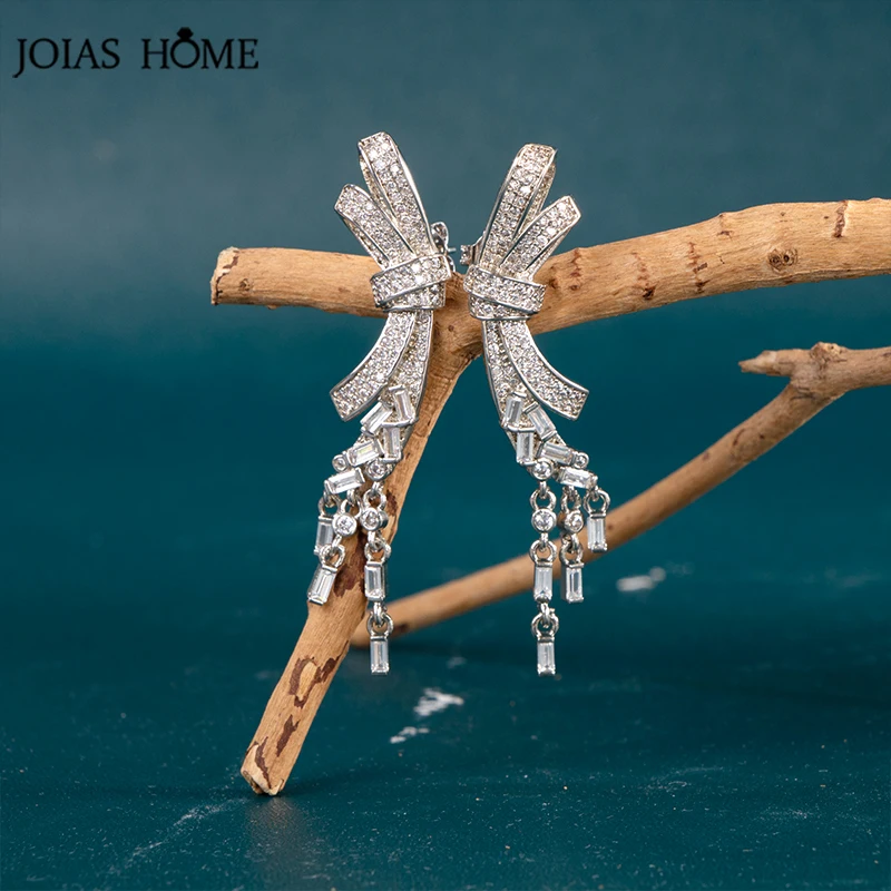 

Женские серьги в виде бриллиантов JoiasHome