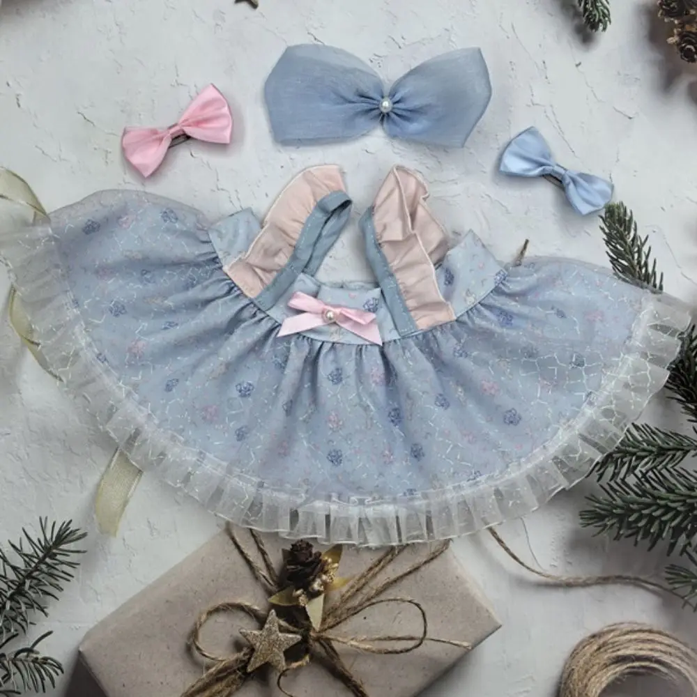 20/40 см хлопковое кукольное платье свадебное хлопковая кукла куклы-идолы белая