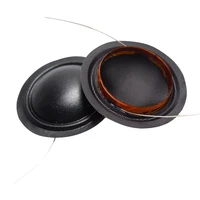 2pcs 1 inch 25 4mm 25 5mm tweeters voice coil black silk diaphragm membrane ksv treble speaker repair accessories 8ohm