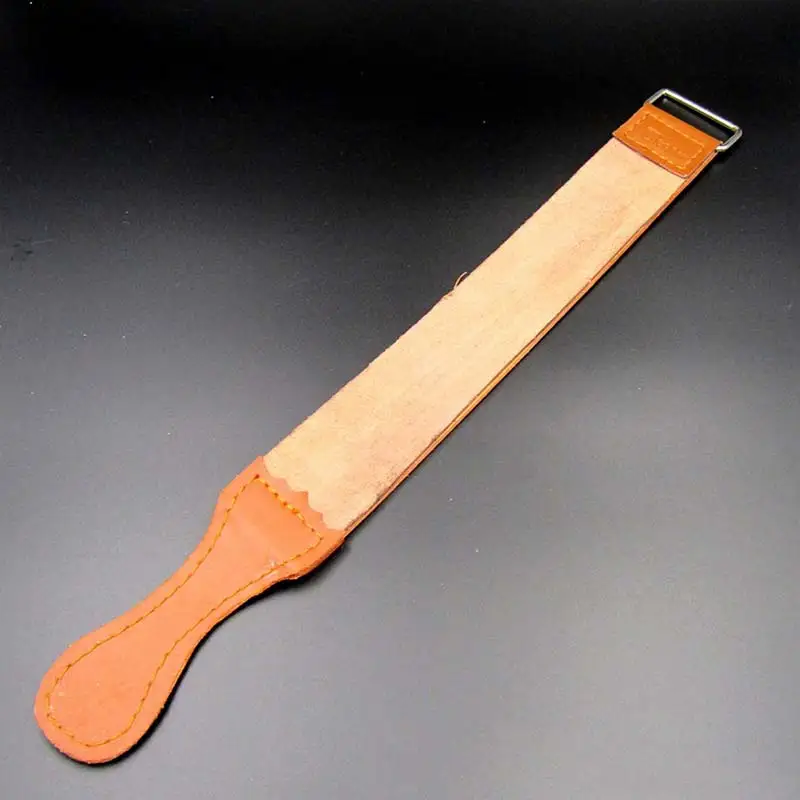 

Men Leather Strap Cowhide Straight Razor Cutter Sharpening Strop Belt Barber Shaving Tool Accessories