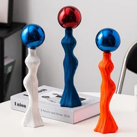 creative abstract sculpture desk decoration resin statue nordic living room home decoration room decoration crafts ornament gift