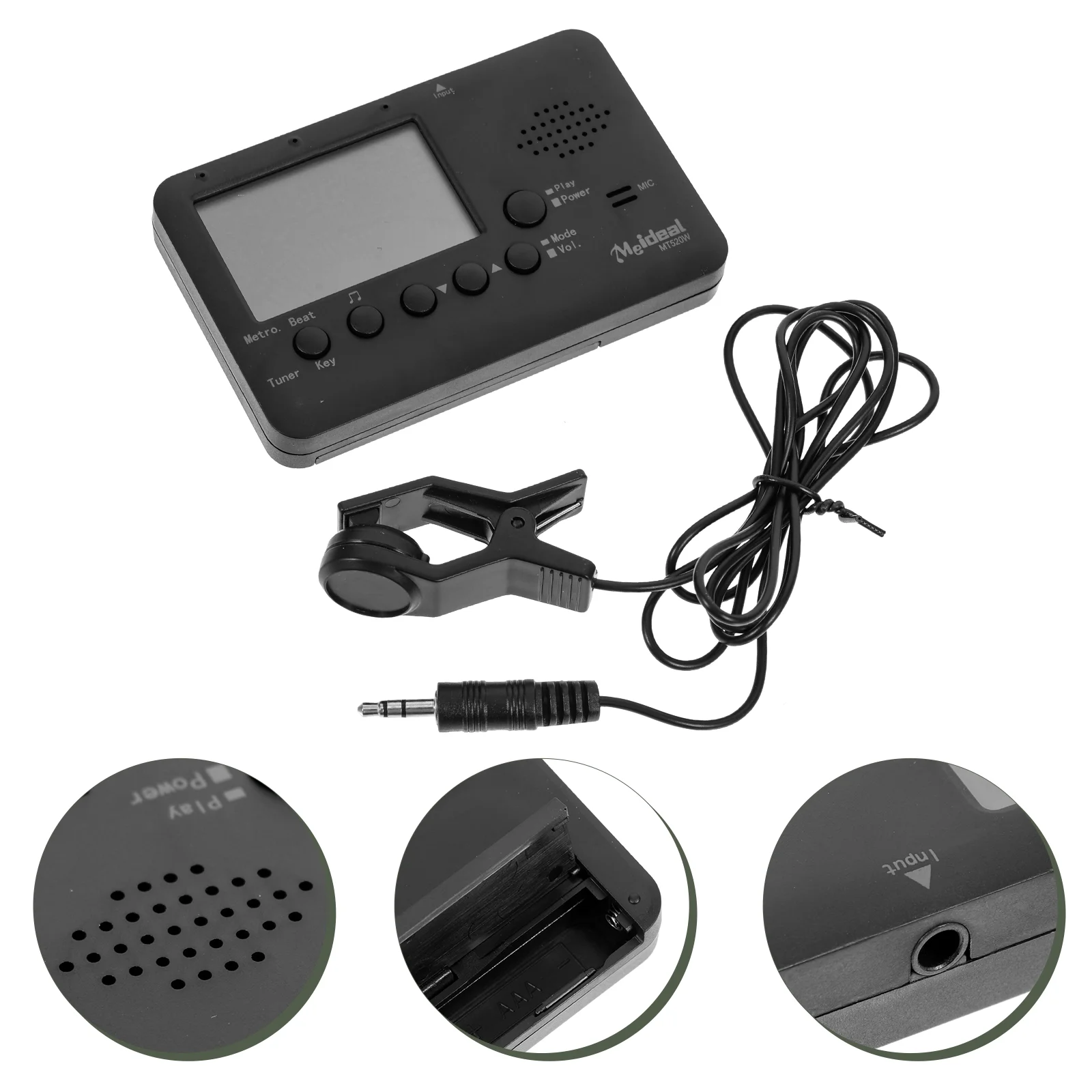 

Component Tuner Guitar Parts Ukulele Metronome Abs Resin Trumpet Tuning Accessory