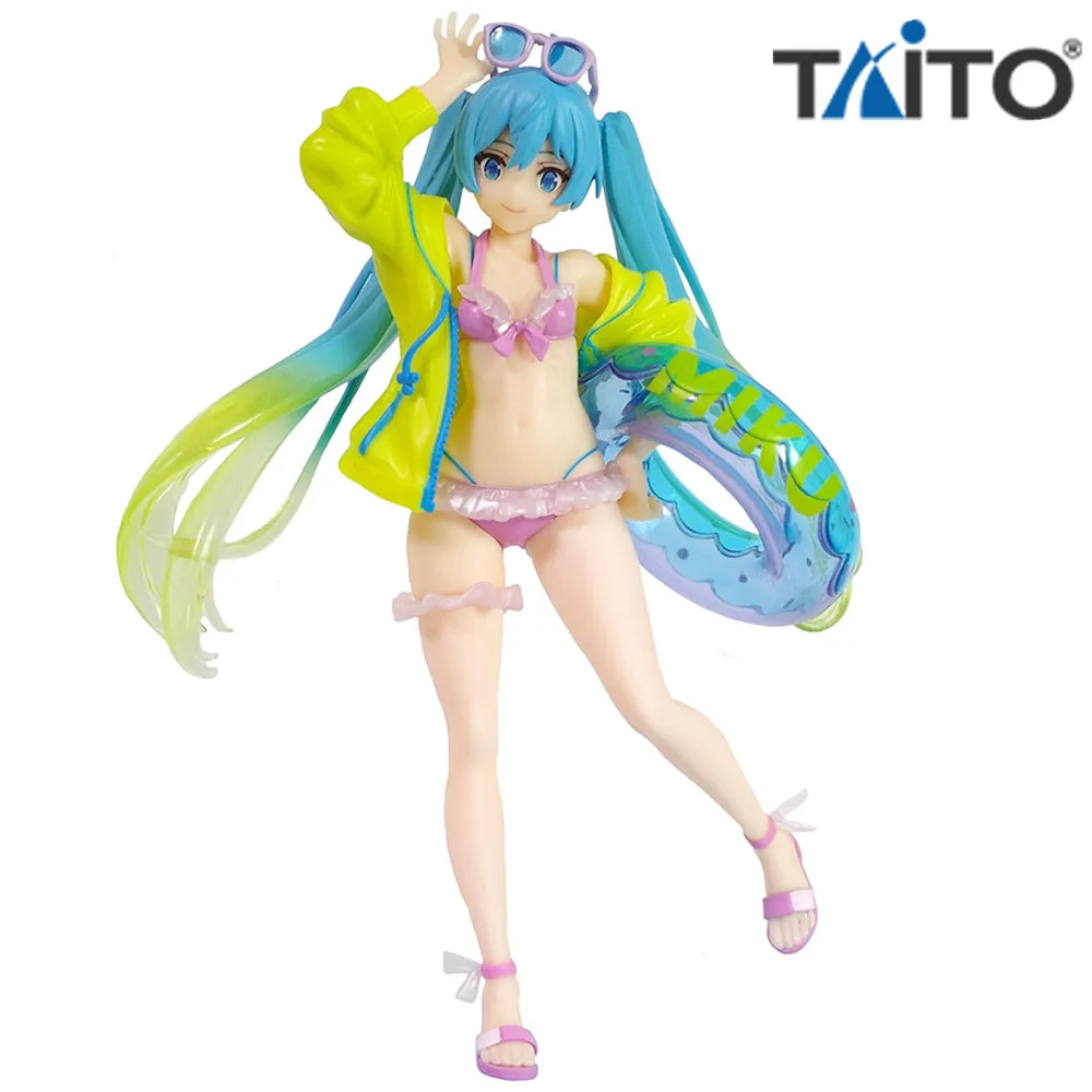 

TAITO Original Vocaloid Hatsune Miku 3rd season Summer Collectible Anime Figure Action Model Toys