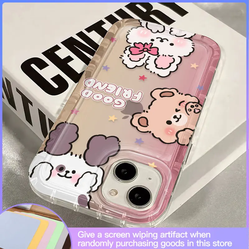 

Luxury Senior Sense Creative Cartoon Phone Case Suitable for IPhone14 13 12 11 13Pro 13promax 7 8 6 Se Shockproof and Fallproof