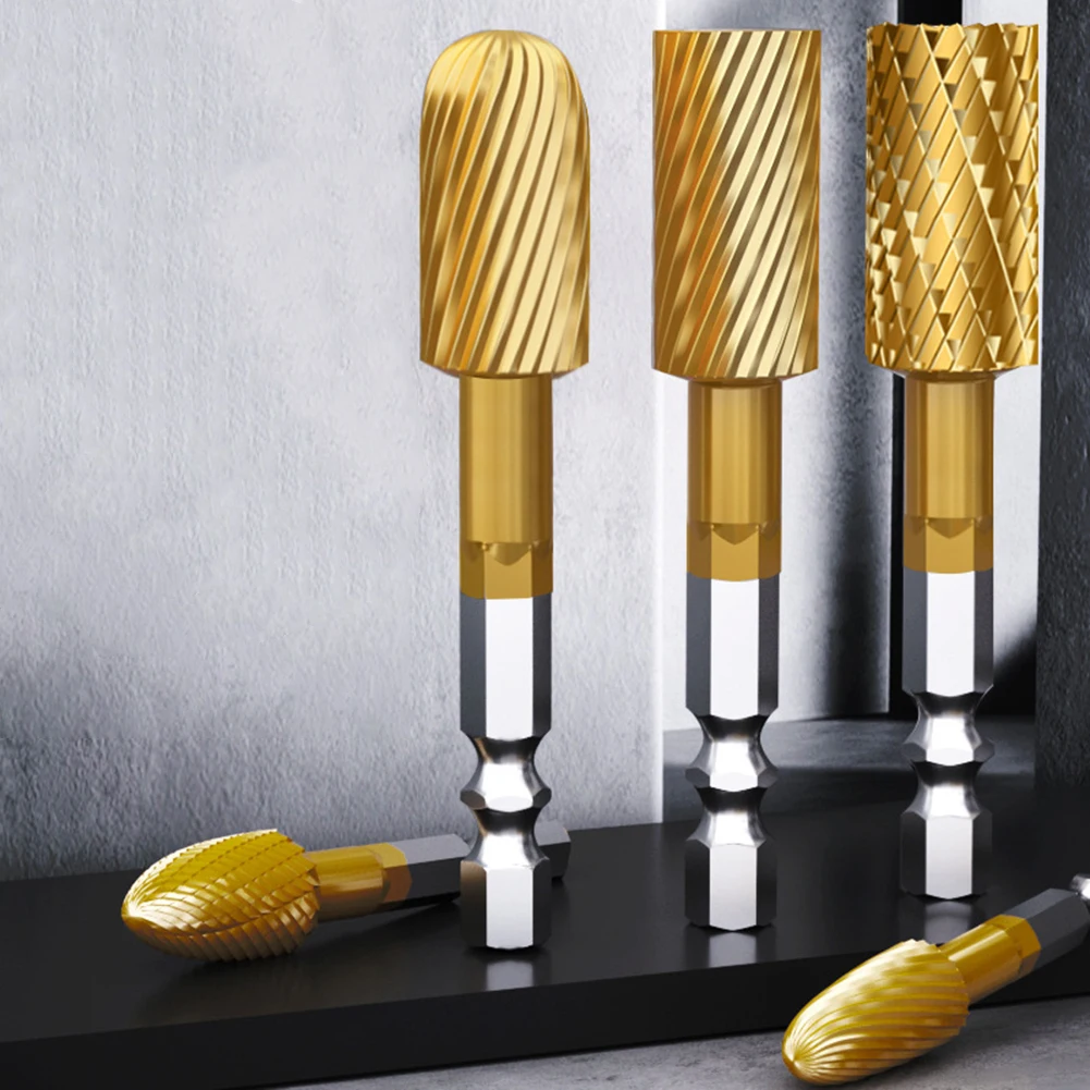 Одиночное вращающееся рашпильное сверло с двумя слотами фреза хвостовиком 6 3 мм