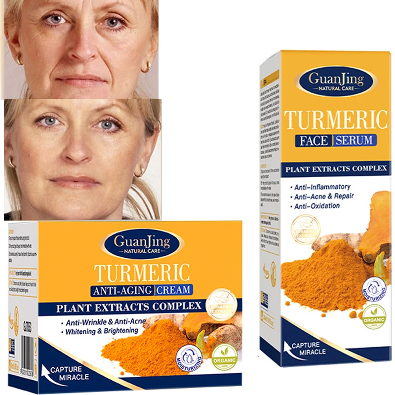 2pcs/Set Turmeric Skin Care Sets Natural Organic Moisturizing Whitening Face Cream Acne Skin Care Cosmetics For Face
2pcs/Set Turmeric Skin Care Sets Natural Organic Moisturizing Whitening Face Cream Acne Skin Care Cosmetics For Face
