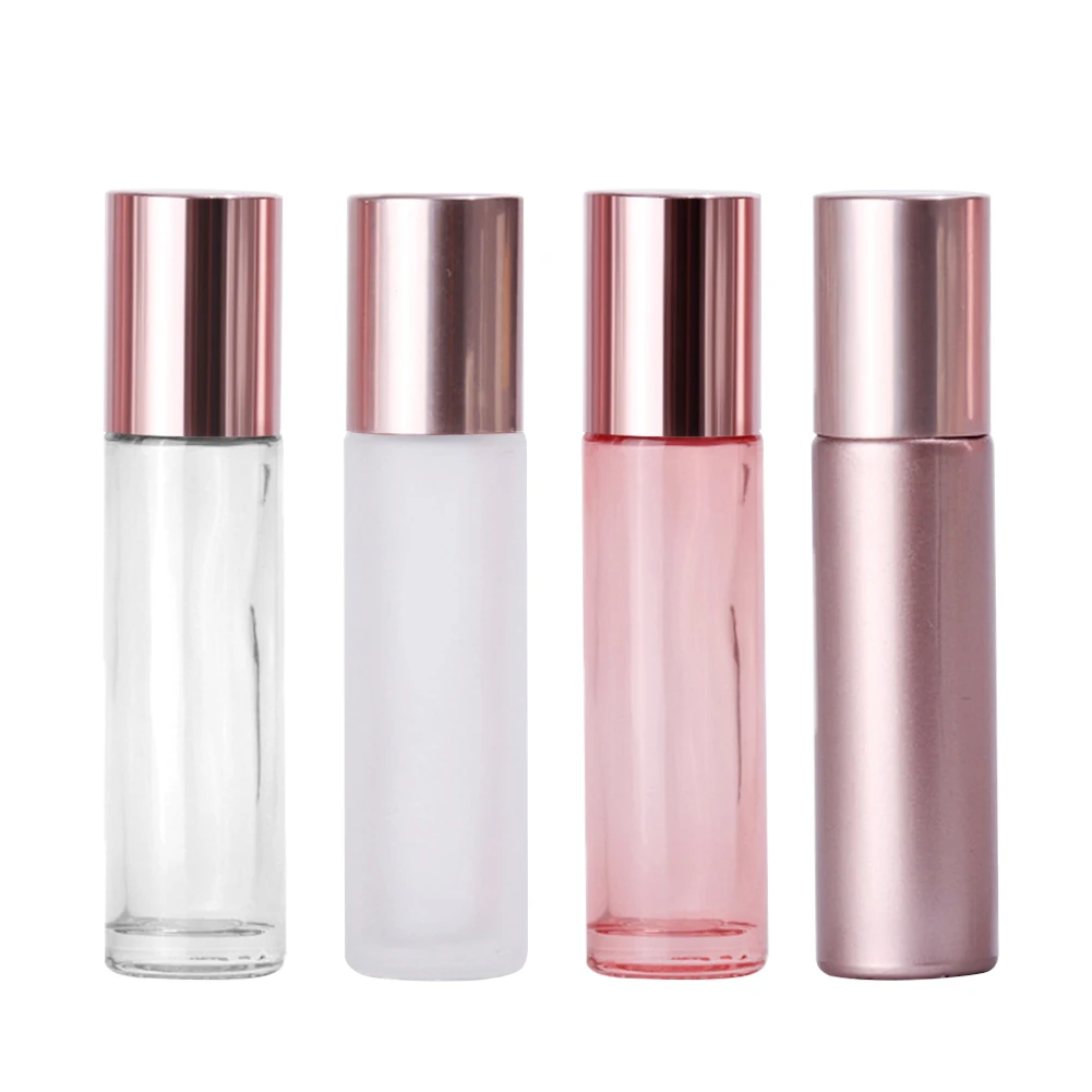 

10ML Liquid bottling Essential Oil Bottles Glass Roller Bottles With Roller Balls Roll On Bottles Vials Travel Cosmetic bottles