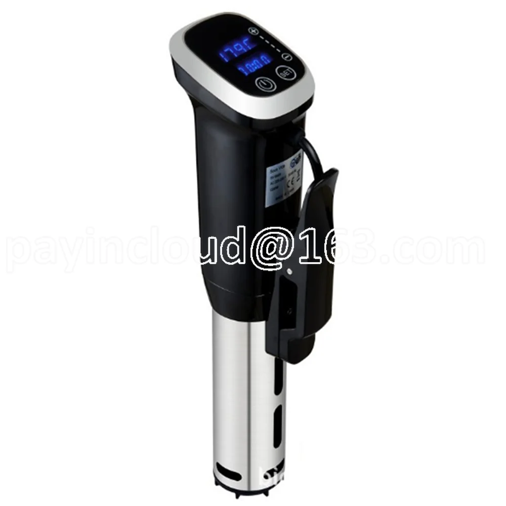 

Vacuum Sous Vide Food Cooker 1200W Powerful Immersion Circulator - LCD Digital Timer Display Stainless Steel