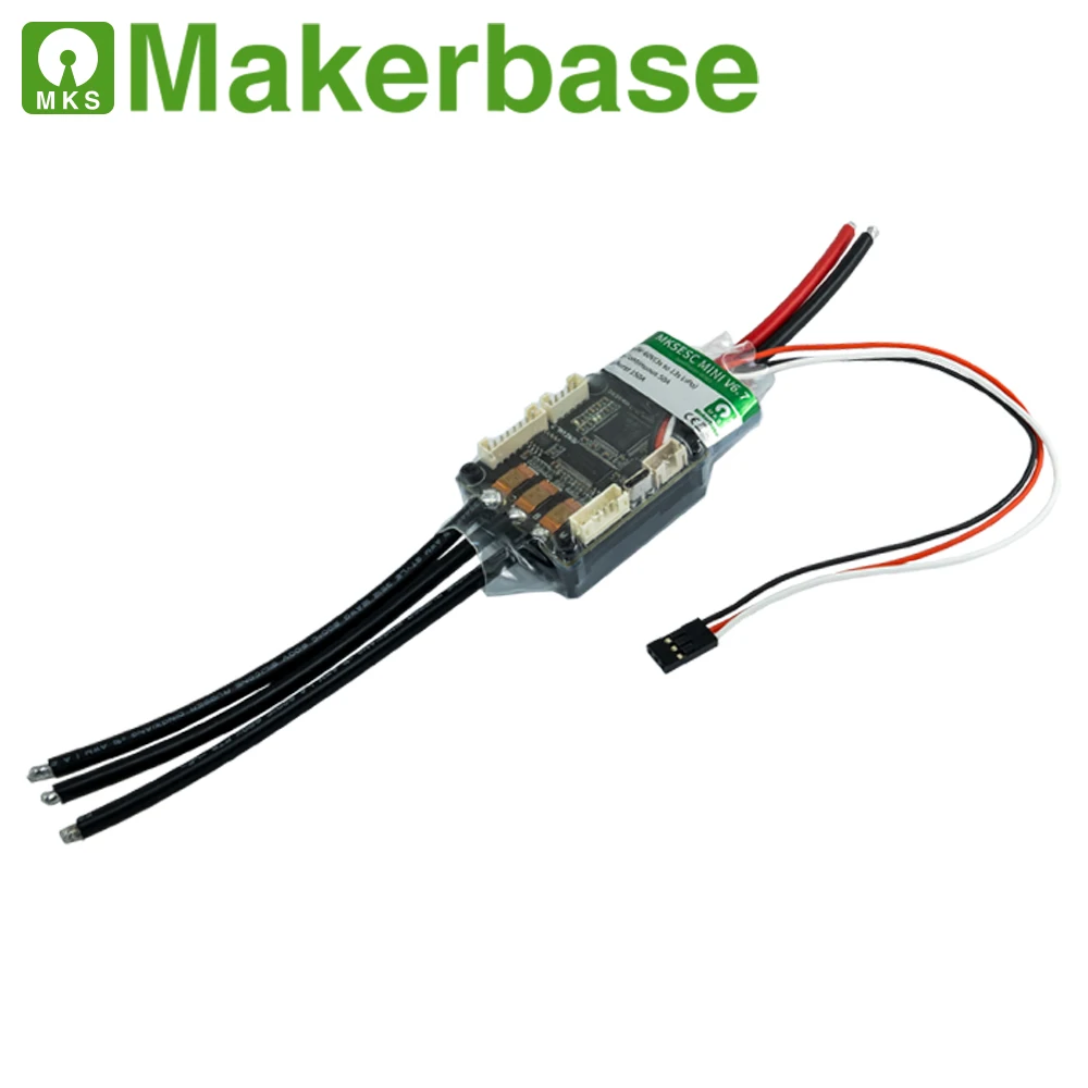 Makerbase VESC MINI 6 7 электрический регулятор скорости для скейтборда с радиатором 13S ESC