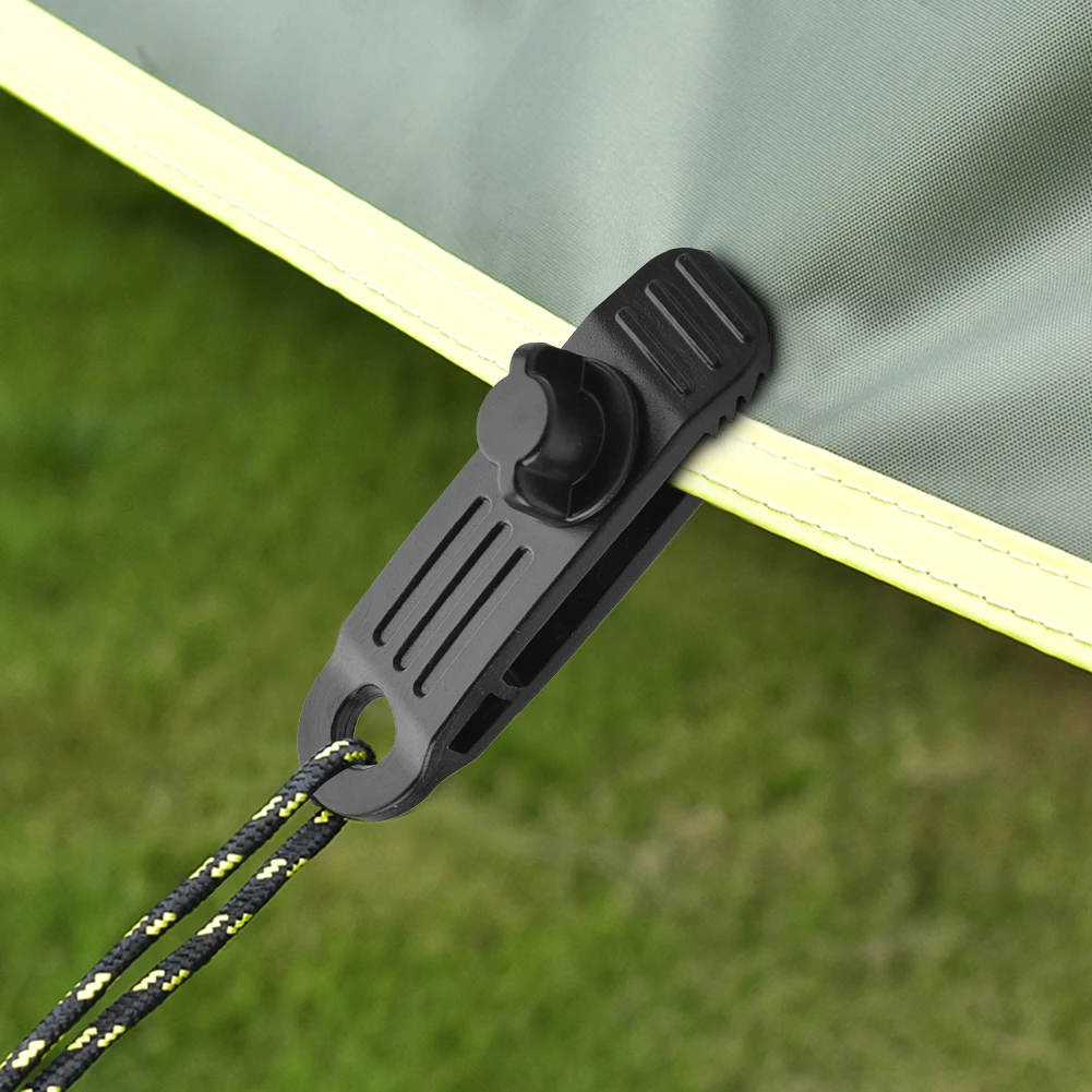 

Tarp Tarpaulin Windproof Snap Clips Gripper Camping Portable Outdoor Outdoor Camping Tents Awning Clamp Elements