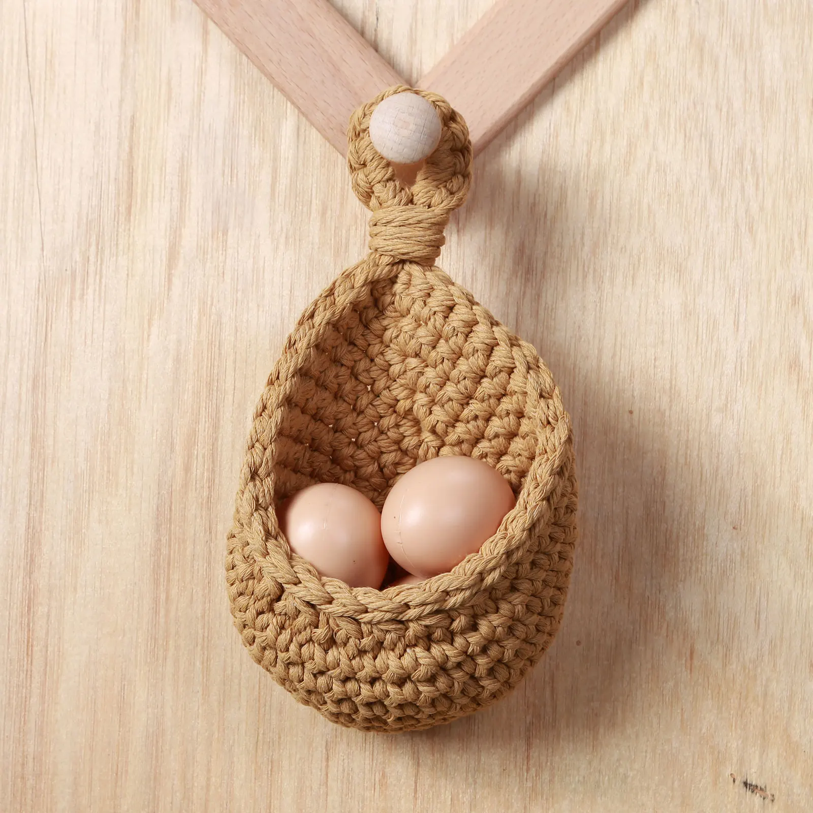 

Wall Hanging Vegetable and Fruit Basket Natural Wicker Woven Fruit Basket Kitchen Table Wall Hanging Storage Basket Dry Shelf