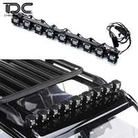 110 rc car light bar roof 6 8 led lamp with switch for traxxas trx4 bronco defender axial wpl redcat 112 crawler truck parts