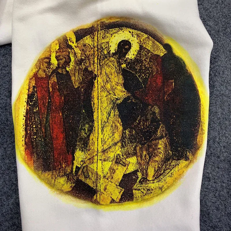 Спортивные брюки Kanye West в стиле хип-хоп Свободные повседневные хлопковые с