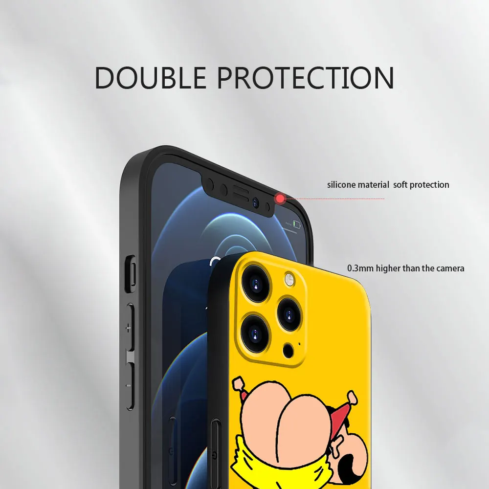 Модный чехол с рисунком для Xiaomi Mi 12 11 10T 11T Lite Pro 12X Note 5G 11Lite 9tpro 9T Crayon Shin-Chan Ass Black |