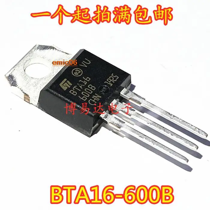 10 шт. оригинальный сток BTA16-600B TO220