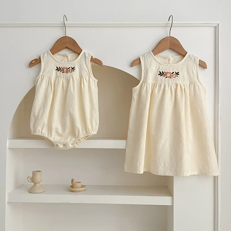 Семейный комплект для сестры детская одежда девочек летнее платье принцессы с