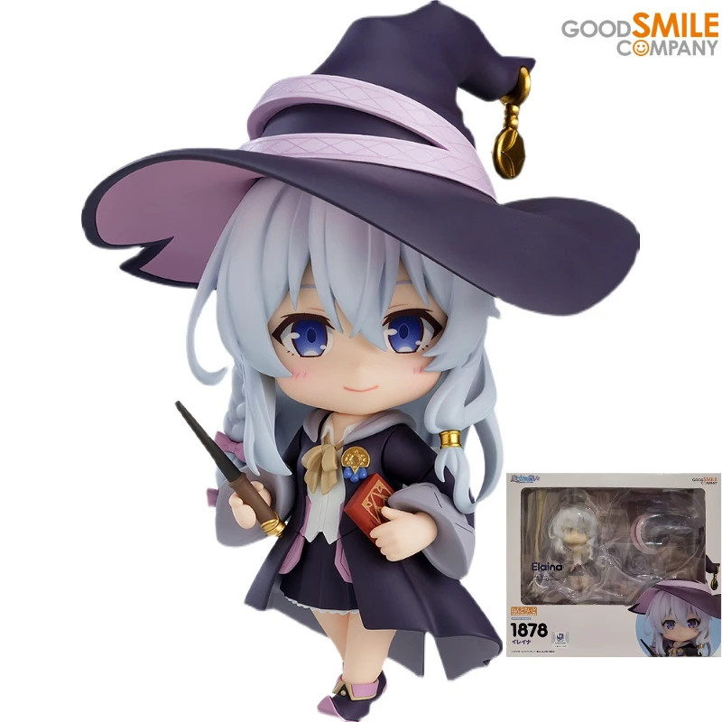 

100% Original GSC 1878 Elaina Wandering Witch: The Journey of Elaina Qversion Mini Anime Figure Model Action Toy Gift Collection